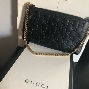 Black Gold Guccissima wallet
